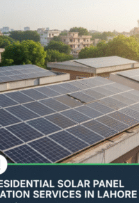 residential solar panel installation