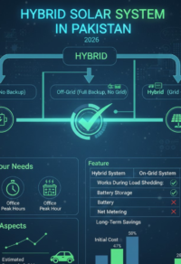 Hybrid Solar system in Pakistan