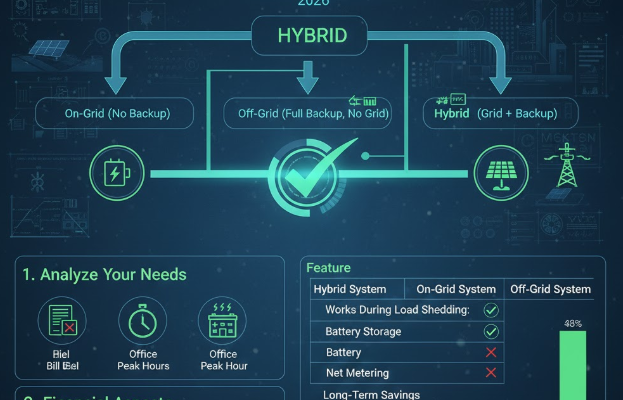 Hybrid Solar system in Pakistan