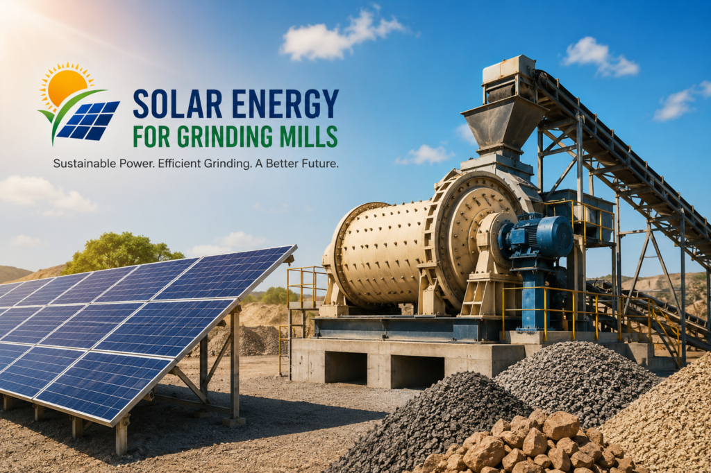 solar energy for grinding mills