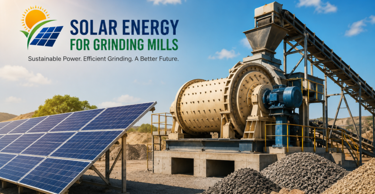 solar energy for grinding mills